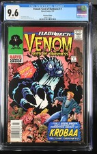 VENOM: SEED OF DARKNESS #-1 (1997) RARE NEWSSTAND 1ST KROBAA CGC 9.6 WHITE PAGES picture
