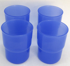 NOS Tupperware 3090K-7 8oz Stackable Tumblers. Set of 4 picture