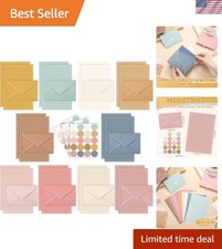 Unique 160-Piece Boho Color Stationery Kit with Writing Papers & Envelopes picture