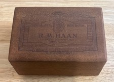 Vintage R. M. Haan Chocolate Box Wooden Wood Candy Box New York Vintage Decor picture