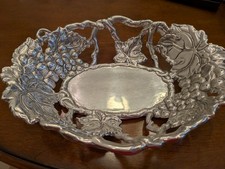 Arthur Court Bowl From The Grape Collection - Heavy Aluminum picture