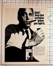 1967 La Palina Cigars Vintage Print Ad Man With Cigar Before You Light It picture