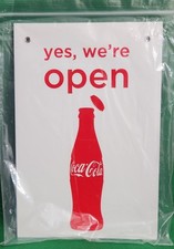 Cola Cola Sign Rare Open and Close Sign New Old Stock picture