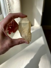 Stunning Large Natural Golden Healer Quartz Point Specimen 126g 3 Inches picture