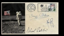 Moon Landing Apollo 11 collector envelope w original period stamp *OP1407 picture