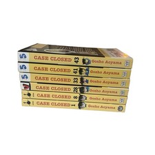 Case Closed Volume 1, 8, 28, 33, 41, 43 by Gosho Aoyama Manga English Lot picture