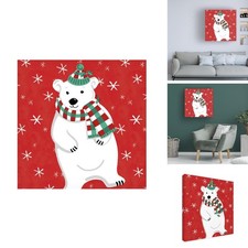 Trademark Fine Art Canvas Wall Art Anne Tavoletti Festive Christmas III picture