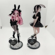 2Pcs/Set Alien Stage Mizi/Sua Acrylic Desktop Stand Figure Collection Decor Gift picture