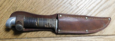 Vintage West-Cut K-5 Stacked Leather W/Sheath Boulder CO USA picture