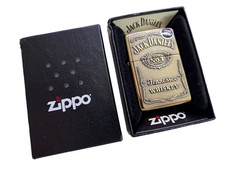 Zippo High Polished Brass Lighter With Jack Daniels Emblem, 254BJD.428, NIB picture