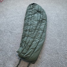 VTG US Military Extreme Cold Weather Sleeping Bag Down Filled 1986 W Stuff Sack picture