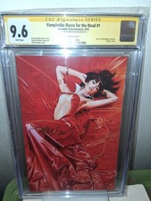 CGC 9.6 VAMPIRELLA Roses For the Dead #1 Scott's Virgin Cover MIKE MAYHEW Signed picture