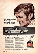 Permatex 1973 Vintage Print Ad Bobby Allison Talladega Race Car picture