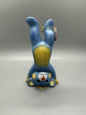 Goebel Figurine Rosinas Blue Teddy Bear Peppino Wachtmeister Hang Tag Germany picture
