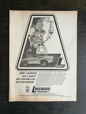 Vintage 1970 Lakewood Industries Sox & Martin Full Page Original Ad 524 picture