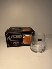 NEW Krosno Poland Shake Collection N°4 Whiskey Glasses Clear Tumblers Set 4 NIB picture