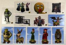 SHREK Complete ANIMATION CEL CLEAR & STAND-UP Chase Card Sets AC1-AC6 S1-S6 (12) picture