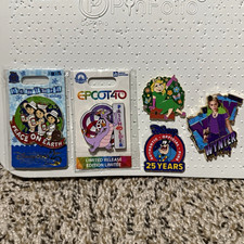 Small Lot of 5 Limited Edition and Limited Release Disney Pins picture