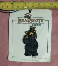 CUTE Bearfoots Baubles Mom Black Bear and Cub Pin Jeff Fleming Big Sky Carvers picture