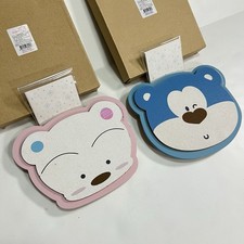 Blue Bear And Babu Morning Glory Vintage Desk Top Cork Board With Paper New Rare picture