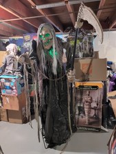 Spirit Halloween Sickening Reaper 2013 Animatronic Prop Decor Gemmy Morbid HTF picture