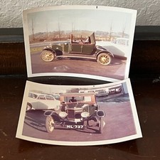 1919 Essex Speedster 1960s Photograph Classic Car Auto 4x5 Photo England  LOT picture