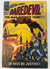 Vintage 1966 Daredevil #14 Marvel Silver Age Comic 1st Vibranium Stan Lee picture