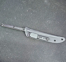Boot Combat Fixed Blade Knife Over 5in Stainless Needle Point Full Tang, Sheath picture