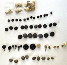 Lot Of 73 Antique & Vintage US Military Union Eagle Uniform Buttons Civil War picture