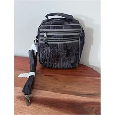 Lug Boxcar Crossbody Bag Camo Black RFID Quilted Travel Messenger Bag NEW picture