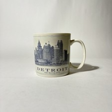 Starbucks Coffee Detroit The Motor City 2008 Ceramic Coffee Mug minor small chip picture