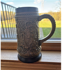 Vintage Original 1894 German Beer Mug Stein, Made in Germany picture