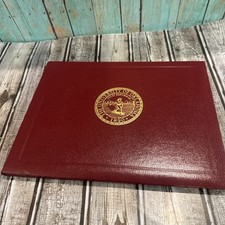 leatherette diploma cover from the University of Oklahoma picture