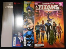 TITANS 1 A B C H DC VARIANT COMIC LOT TAYLOR SCOTT KWOK JIM LEE SINCLAIR 2023 NM picture