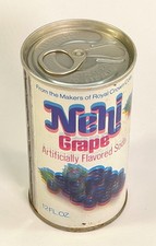 Nehi Grape Soda Can - Unopened Empty Steel Misprint Error Specimen picture