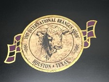 Vintage Couroc Monterey Tray 1987 The International Brangus Show Houston Texas picture
