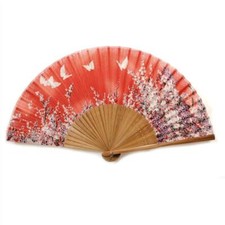 SILK HAND FAN 8