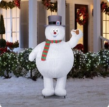 Frosty The snowman life Size (6.7 Ft) Animated Character. New In box - Fast Ship picture