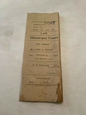 February 2 1939 Municipal Court Record Marshalltown Iowa  picture