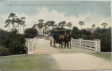 Belleview Hotel Bridge & Cottages Entrance to Grounds Belleair, Florida Postcard picture
