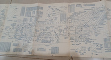 Original 1957 F4 D-1 Douglas Aircraft Master Diagram Blueprints Folder JRR43 picture