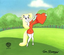 Animaniacs-Original Production Cel-Minerva-Meet Minerva-Signed by Tom Ruegger picture