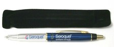 Drug Rep SEROQUEL Collectible Heavy Metal Pen RARE picture