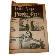 Vintage 1973 Front Range Peoples Press Newspaper Wounded Knee WWI Coors Strike picture
