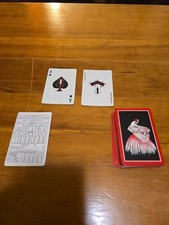 Vintage 1930s Club Madeira Cards Of Distinction Bridge Deck Art Deco Dancer Back picture