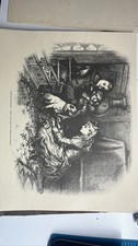 Thomas Nast Christmas Fancies 1881 Harpers Weekly Wood  1970 Print picture