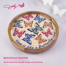 Dolly Parton Mosaic Lazy Susan Serve Tray picture