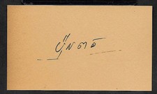 Pol Pot Khmer Rouge Cambodia Autograph Reprint On Genuine 1970s 3x5 Card  picture