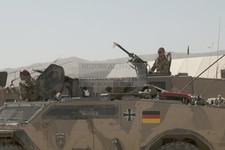 GERMAN FENNEK VEHICLE AFGHANISTAN FEYZABAD OPERATIONAL 2010 4X6 POSTCARD PHOTO picture