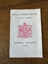 Wagner Tannhauser Royal Opera Programme 1955 Rudolf Kempe, Wilhelm Ernest picture